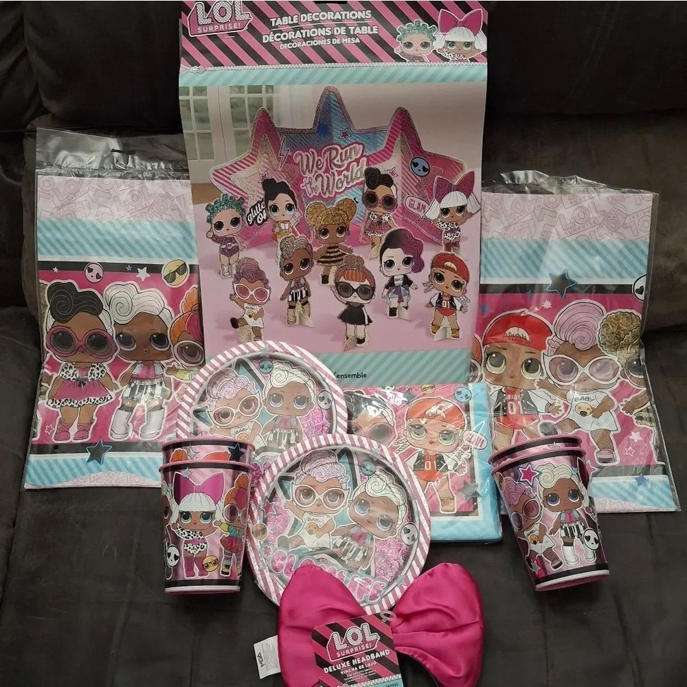 LOL Dolls Birthday Party Supplies & Decorations Set